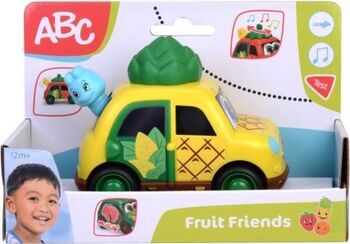 ABC FRUIT FRIENDS MAȘINUȚĂ ANANAS 12CM
