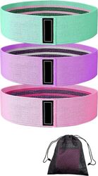 Benzi Elastice Fitness Niveluri Diferite de Rezistenta Latex natural 37.5x8 cm Multicolor