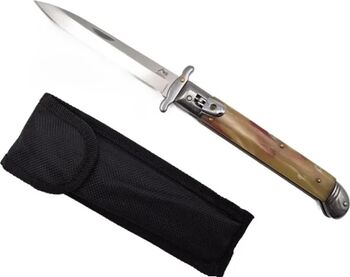 Briceag automat stiletto Italian Marble 27 cm multicolor