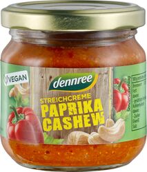 Crema tartinabila cu ardei roșu și caju bio 180g Dennree