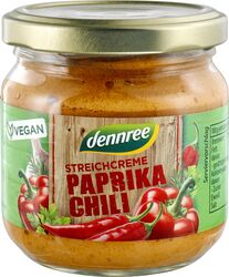Crema tartinabila cu ardei roșu și chilli bio 180g Dennree
