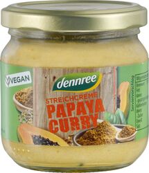 Crema tartinabila cu papaya și curry bio 180g Dennree