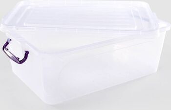 CUTIE ALIMENTE Sterk SELECT 20 L CU MÂNERE 50 X 33 X 20 PLASTIC TRANSPARENTĂ
