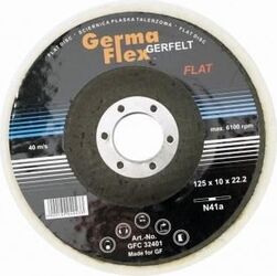 Disc lustruit pâslă 125x10x22.2 mm