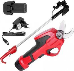 Foarfeca electrica de grădină cu acumulator 1.5 Ah incarcator 7.2 V mâner telescopic Strend Pro