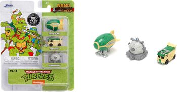 JADA SET 3 MASINUTE METALICE TESTOASELE Ninja 4CM