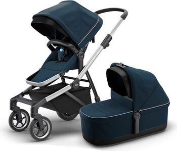 Landou Thule Sleek Bassinet pentru căruciorul Thule Sleek Navy Blue PMCI3MD0PNIC