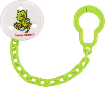 Lanț pentru suzeta Canpol Babies Dino 2 414V Verde
