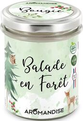 Lumânare parfumata naturală Plimbare in Pădure vegana 150g Aromandise