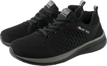 Pantofi casual textil talpa spumă Eva negru și gri mărime 37 ART.MAS