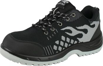 Pantofi de lucru SB SRC Fly-knit bombeu metalic negru mărimea 42 ART.MAS