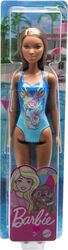 PAPUSA Barbie SATENA CU COSTUM DE BAIE ALBASTRU
