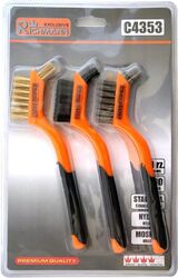 Perii sârma alamă oțel nylon 180 mm 3 buc Richmann Exclusive