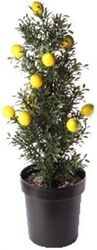 Planta decorativa artificiala ghiveci cu fructe 60 cm GLN 251M