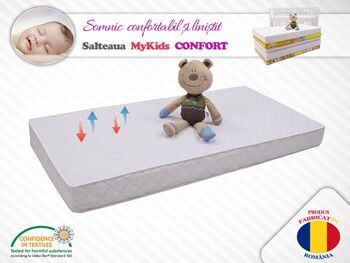 Saltea copii MyKids Cocos Confort II 110x65x8 cm