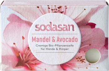 Sapun crema bio migdale si avocado 100g SODASAN