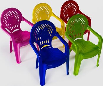 Scaun mare Sterk pentru Copii 32x38x60 cm Plastic diferite culori
