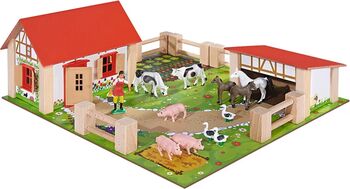 Set 21 piese ferma de jucărie pentru copii Eichhorn 4304 Multicolor
