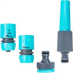 Set de stropit duza furtun cu accesorii 4  piese 1/2& Richmann