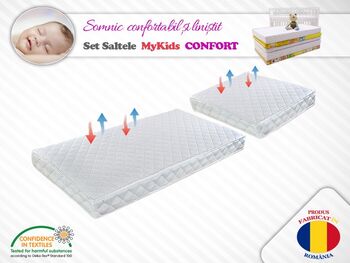 Set saltele MyKids Cocos Confort II 120x70x10 cm + 50x70x10 cm