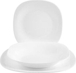 Set serviciu de masă alb pentru 6 persoane Bormioli Parma 18 farfurii