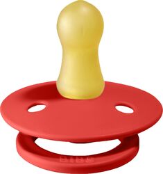 Suzeta anatomică din latex S Bibs Strawberry 010493 Roșu