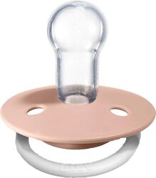 Suzeta anatomica din silicon Bibs De Lux Blush Night 201167 Roz