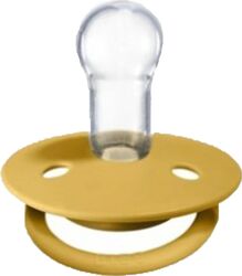 Suzeta anatomica din silicon Bibs De Lux Honey Bee 195473 Galben