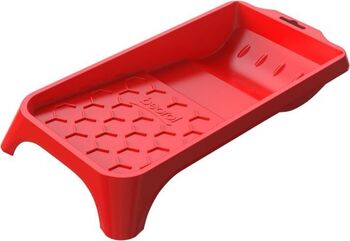 Tava pentru vopsea din plastic 15x32 cm roșie Beorol