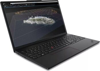 gaming 16" Lenovo ThinkPad P16s Gen 4 Intel Ultra 7 265H (24MB 5.3GHz) 64GB DDR5 2TB SSD RTX PRO 1000 8GB WUXGA IPS Blackwell Win 11 Black - imagine 1