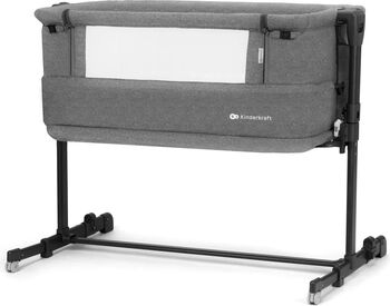 Patut Co sleeper Kinderkraft Neste Grow gri închis — imaginea 2