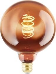 Bec LED dimabil EGLO vintage E27 4 wați 30 lumeni alb cald 2000k G125 Ø 13cm - RESIGILAT