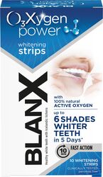 Benzi Pentru Albirea Dinților BlanX O3X Whitening Strips Îndepărtare Pete Dentare Albire Rapidă A Dinților 10 buc