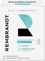 Benzi Pentru Albirea Dinților Rembrandt Deeply White Whitening Strips Albire Vizibilă A Dinților Îndepărtare Pete Dentare 28 buc