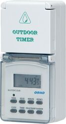Programator temporizator extern Orno IP44 3600W 16A Alb