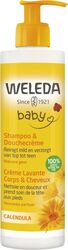 Șampon și Loțiune de Spălare 2-in-1 Weleda Baby cu Galbenele pentru Curățarea Delicată a Părului și Pielii 400ml