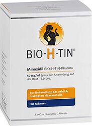 Soluție pentru Creșterea Părului Bio-H-Tin Minoxidil 5 Pulverizator Inclus 3x 60ml