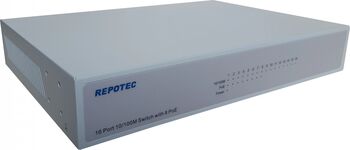 Switch REPOTEC RP-PE16T/8A 16 porturi Fast Ethernet / 8 porturi PoE