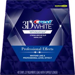 Set 20x Benzi pentru Albirea Dintilor Crest 3D White Whitestrips Professional Effects Tratament 20 Zile