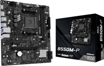 Placa de baza AM4 AsRocK B550 MicroATX DDR4 B550M-P 64GB