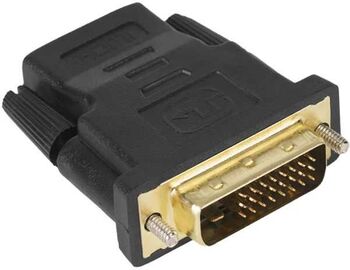 Adaptor DVI-D 24+1 dual link tata - HDMI V1.4 mama High Speed cu Ethernet Full HD aurit Cabletech