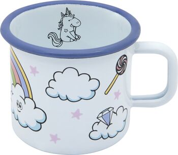 Cană 0.37l Unicorn emailată Metalac 8 cm
