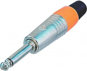Mufa tata 6.35 mm Jack MONO carcasa metal Neutrik