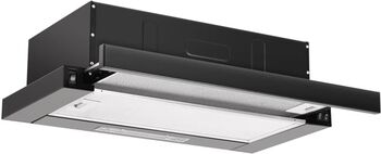 Hota incorporabila Floria ZLN1895 50x28.5x13 cm parte incastrabila Putere de absorbtie 450 mc/h 140 W 220-240 V. Negru