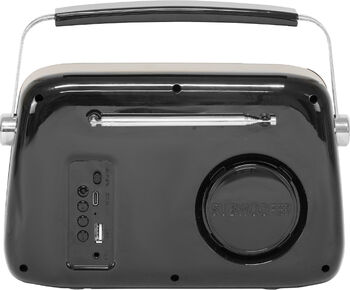 Radio Vintage Portabil Madison 40W cu Bluetooth DAB+ FM și Subwoofer integrat