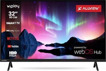 Smart LED Allview 32WiPlay6301-H diagonala de 80 cm imgine HD negru - imagine 1