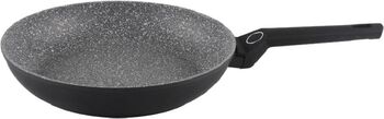 Tigaie aluminiu Zilan ZLN-3314 Interior granit Compatibil inducție Diametru 28 cm Mâner soft touch