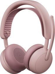 Căști Call Center Logitech Zone Wireless 2 ES Business Bluetooth/USB-C Autonomie 20 de ore Microfon cu anulare zgomot (Roz)
