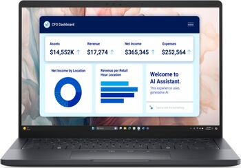 Dell Pro 13 Premium PA13250 (, up to 5.00 GHz), 13.3" QHD+ Touch, 32GB LPDDR5X, 512GB SSD, Intel Arc 140V Graphics, Windows 11 Pro, Negru/Gri)