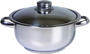 Oală inox cu capac ZLN-7253 COCINERA diametru 24 cm capacitate 6 L